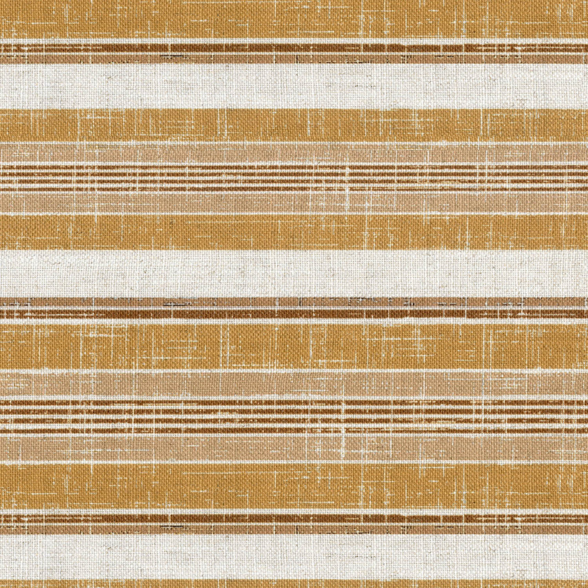 SAVANNA MUSTARD STRIPED SOFA FABRIC