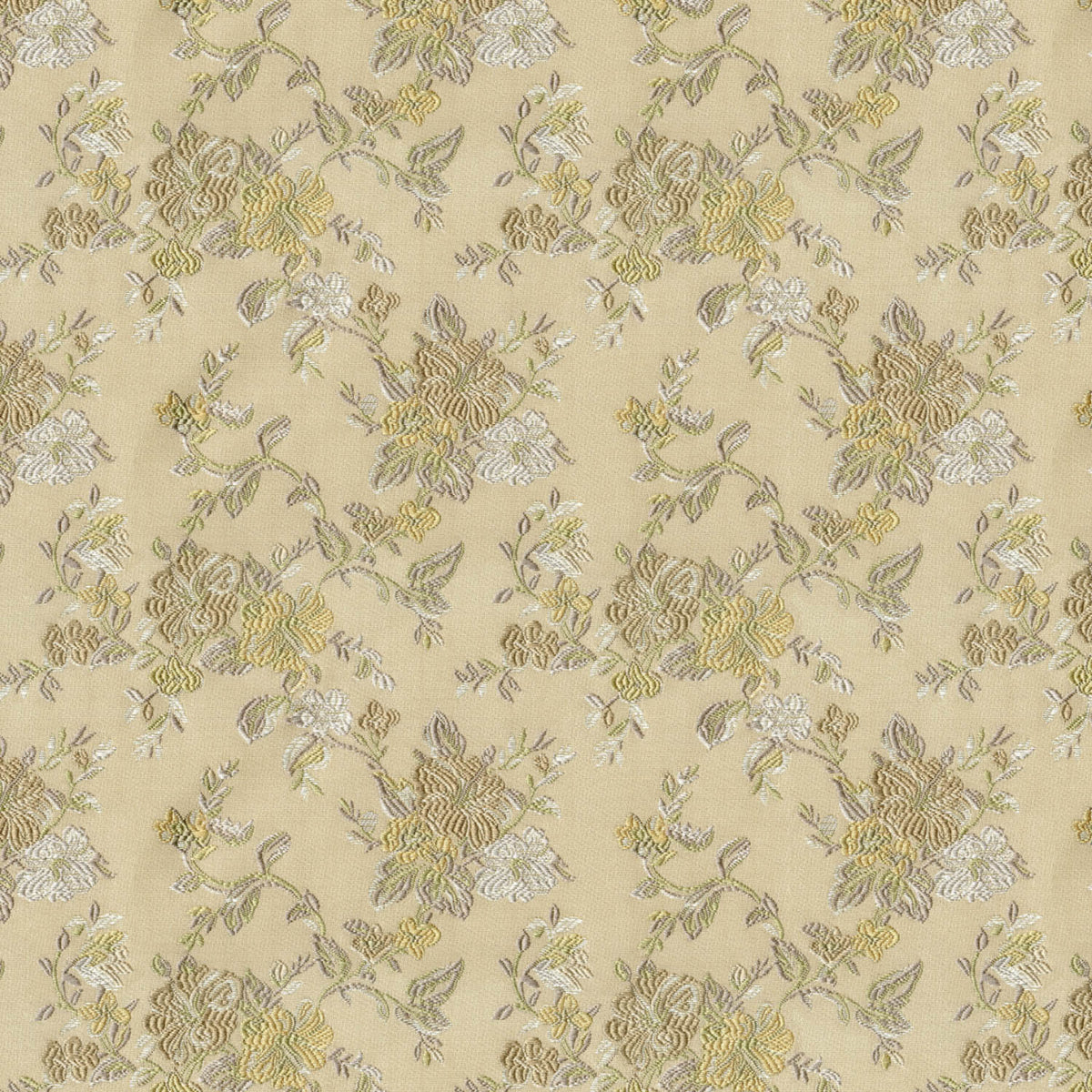 SELTOS BEIGE FLORAL SOFA FABRIC