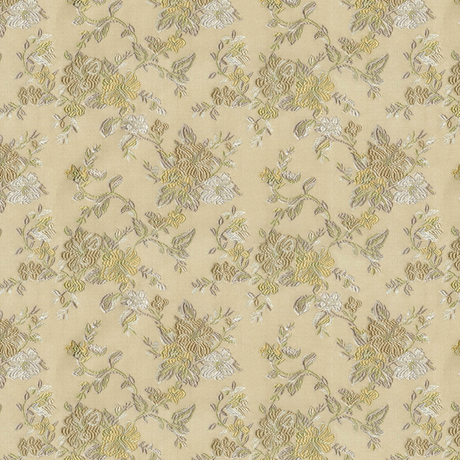 SELTOS BEIGE FLORAL SOFA FABRIC