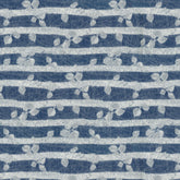 ARABBYA BLUE STRIPED CURTAIN FABRIC