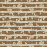 ARABBYA BROWN STRIPED CURTAIN FABRIC