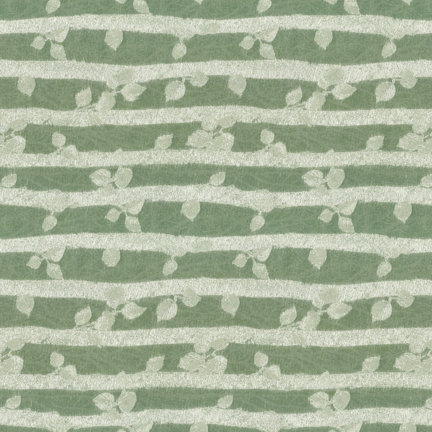 ARABBYA GREEN STRIPED CURTAIN FABRIC