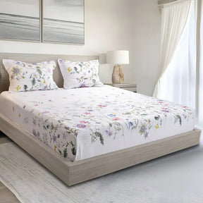 MICROMODAL BLOSSOM FLORAL DOUBLE BEDSHEET