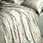 TENCEL CREAM FLORAL DOUBLE BEDSHEET