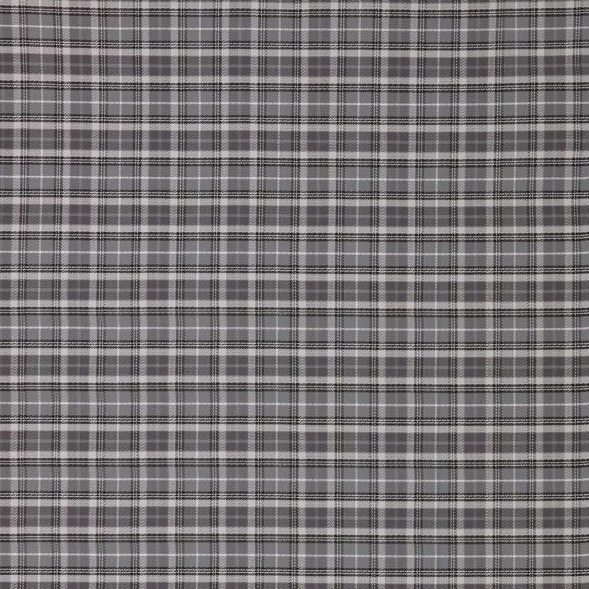 WARWICK HIGHLAND CHARCOAL CHECKED SOFA FABRIC