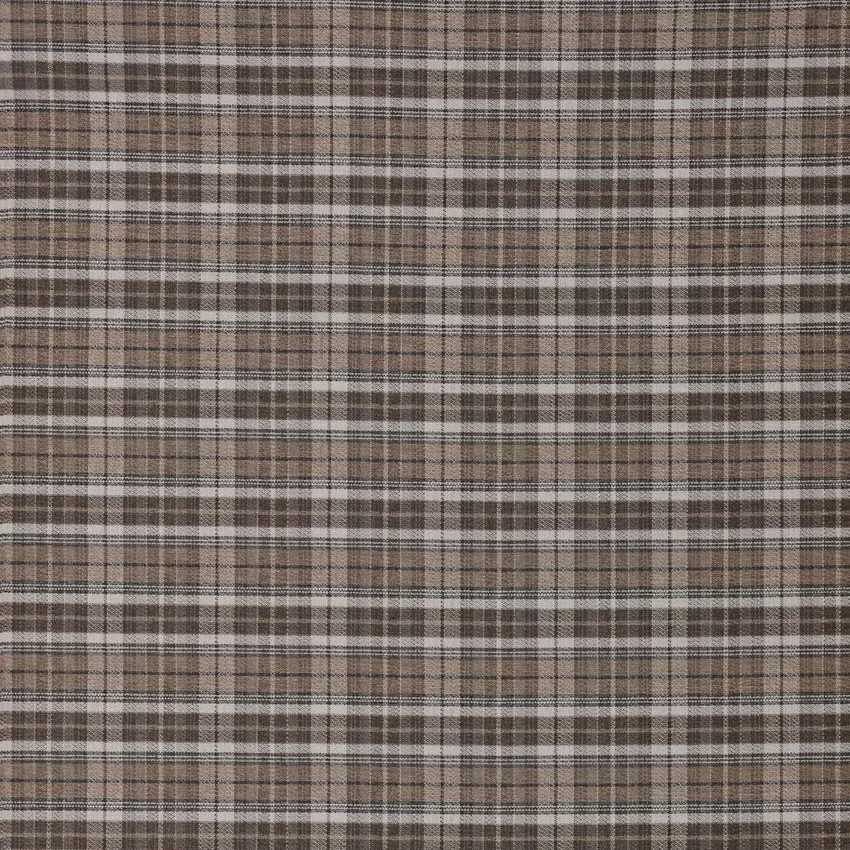 WARWICK HIGHLAND TAUPE CHECKED SOFA FABRIC