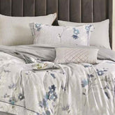 FOUR SEASONS XL CREAM FLORAL DOUBLE BEDSHEET