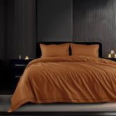 EGYPTION RUST PLAIN DOUBLE BEDSHEET