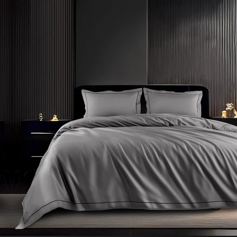 EGYPTION SLATE PLAIN DOUBLE BEDSHEET