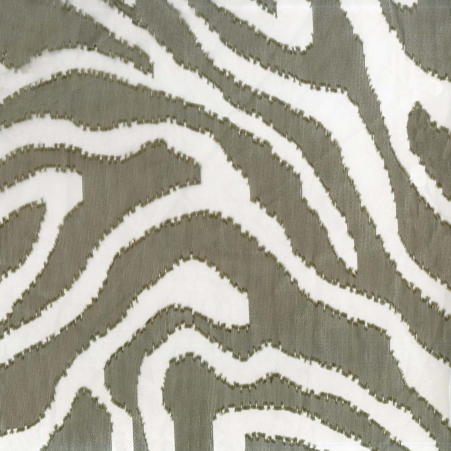 J3 GREEN MODERN SHEER FABRIC