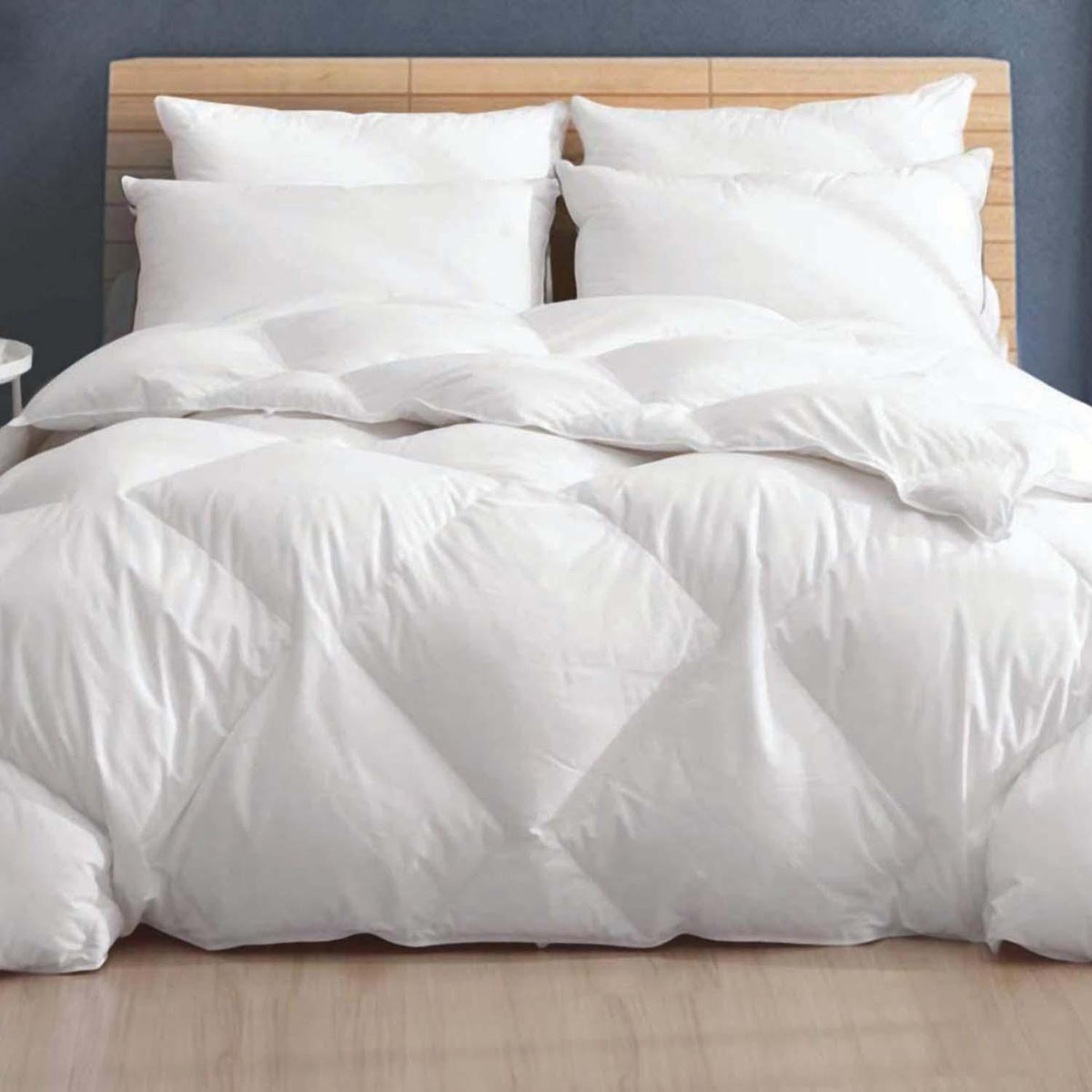 70% MS WHITE GOOSE DOWN DUVET SINGLE SIZE