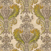 PARIS GREEN FLORAL CURTAIN FABRIC