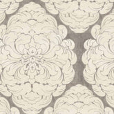 MYRA CREAM FLORAL CURTAIN FABRIC