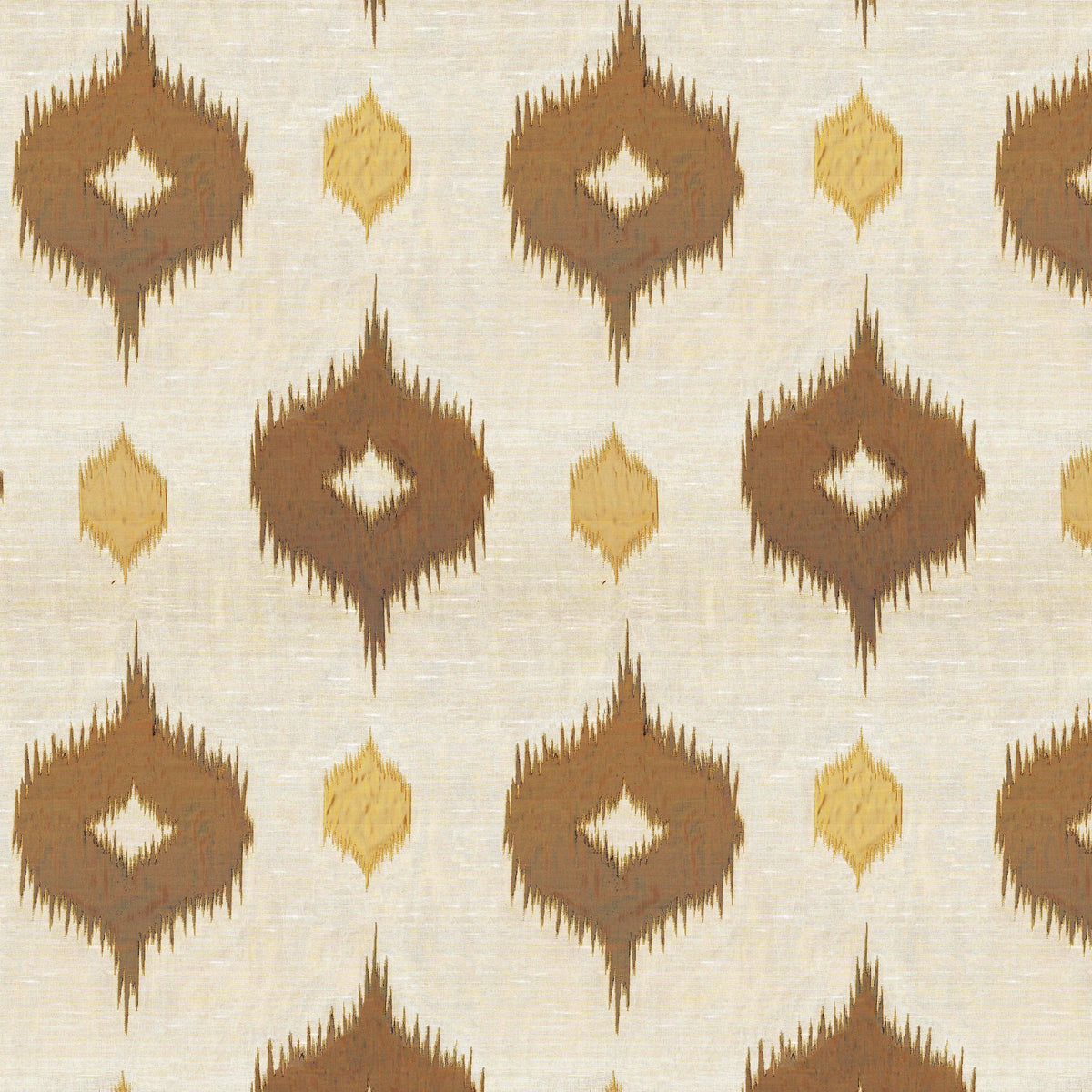 SILVER JUBILEE GOLD GEOMETRICAL CURTAIN FABRIC