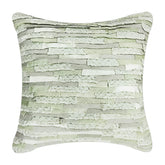 GREEN  COLL. BRICK VELVET CUSHION COVER