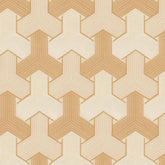 BENTLEY BEIGE ABSTRACT CURTAIN FABRIC