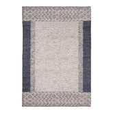 ZOEY DENIM BORDER MODERN CARPET