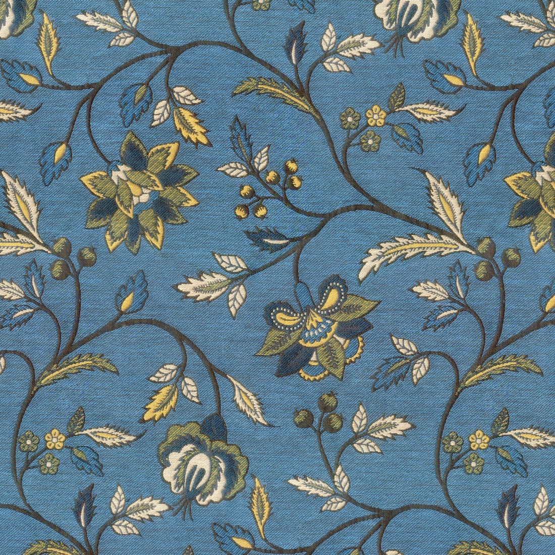 UL BLUE FLORAL SOFA FABRIC
