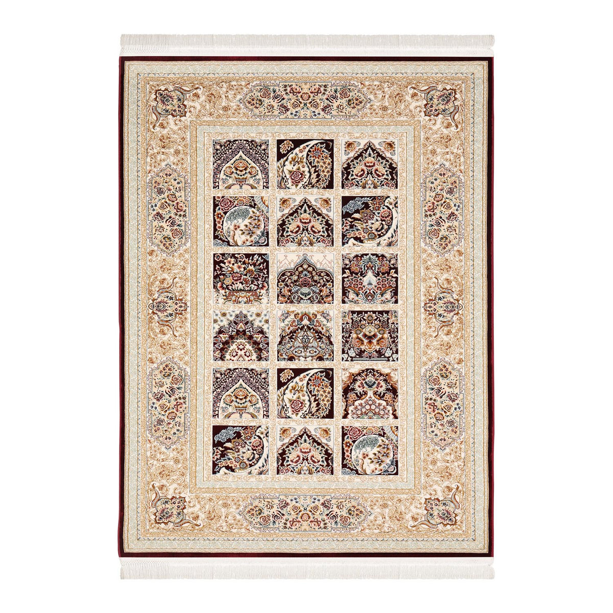 TURK SOFT RAYKA DARK RED TRADITIONAL CARPET