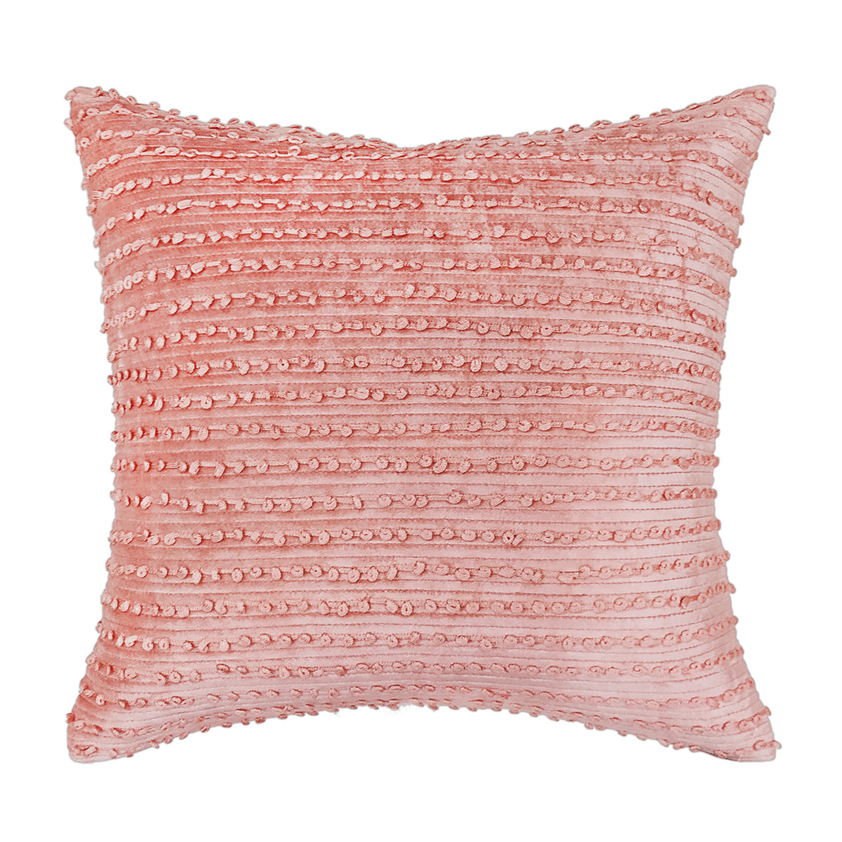 PINK COLL. VELVET CUSHION COVER