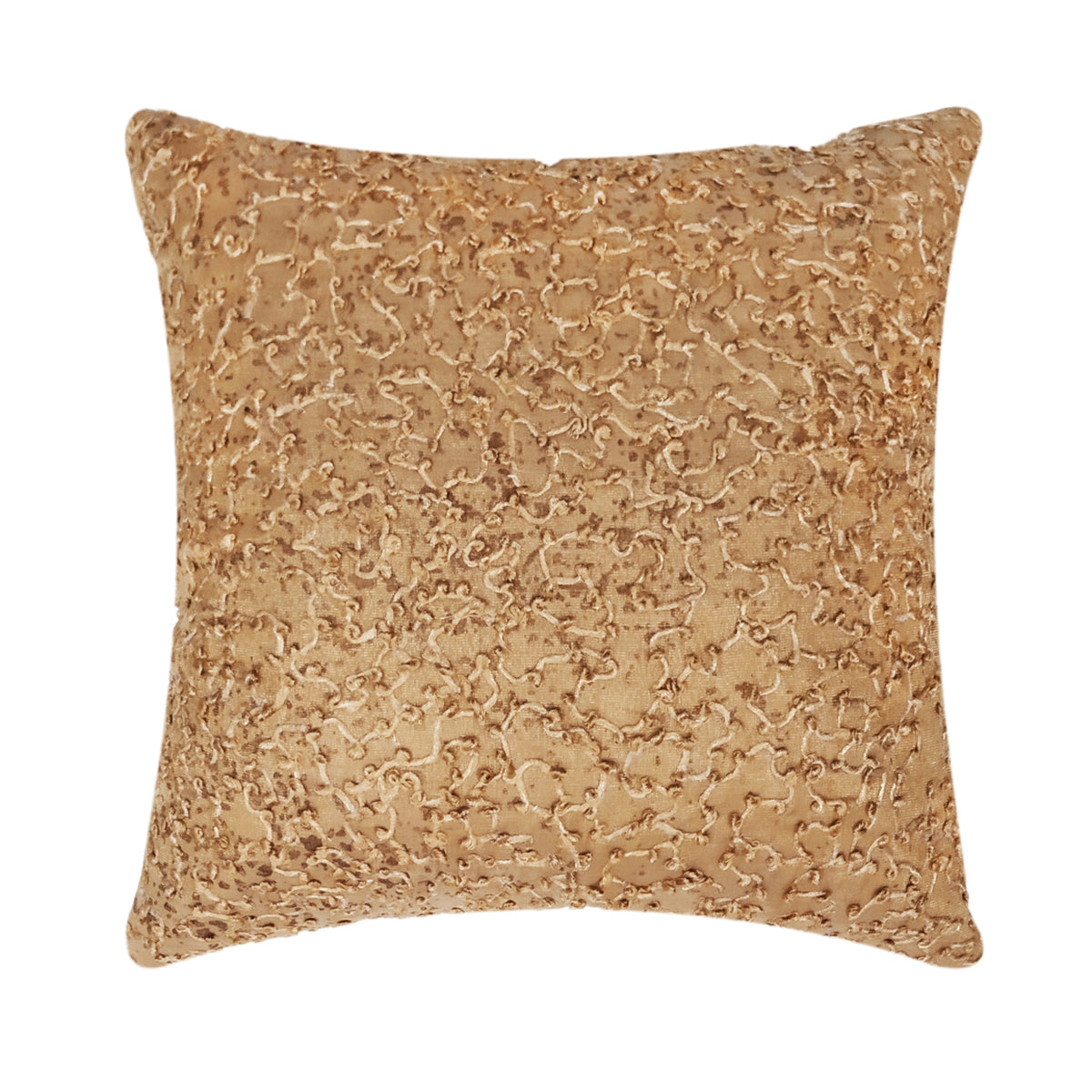 COPPER WAVE COLL TISSUE SILK CUSHION COVER