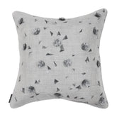 SMOKE GREY COLL. JUTE BLOCK PRINT CUSHION COVER