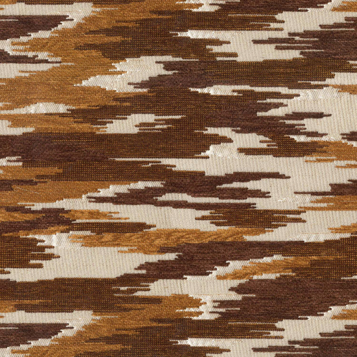 BROWN SNAIL JACQUARD UPHOLSTERY FABRIC