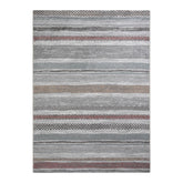 BERLIN GREY STRIPED MODERN CARPET