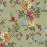 JACOB GREEN FLORAL SOFA FABRIC