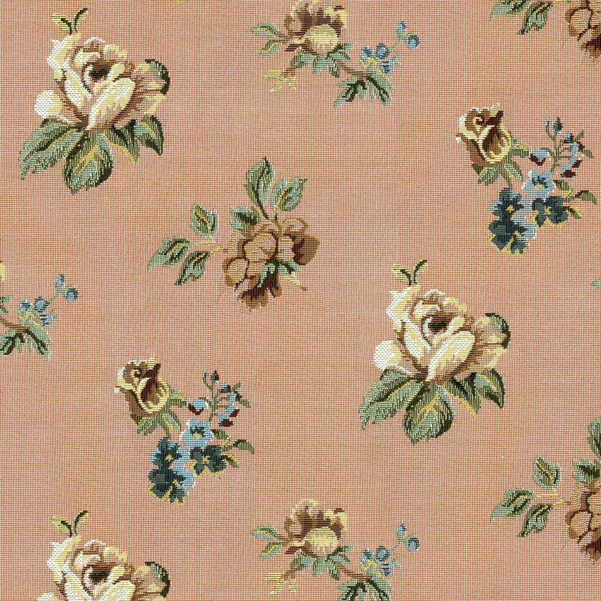 FRANKY RED FLORAL SOFA FABRIC