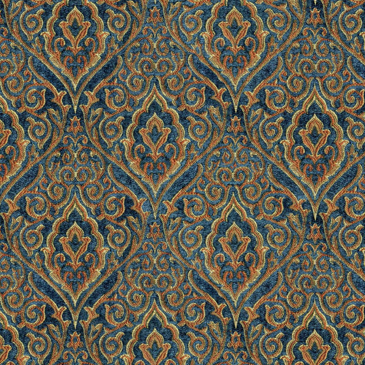 DARBAR BLUE MODERN SOFA FABRIC