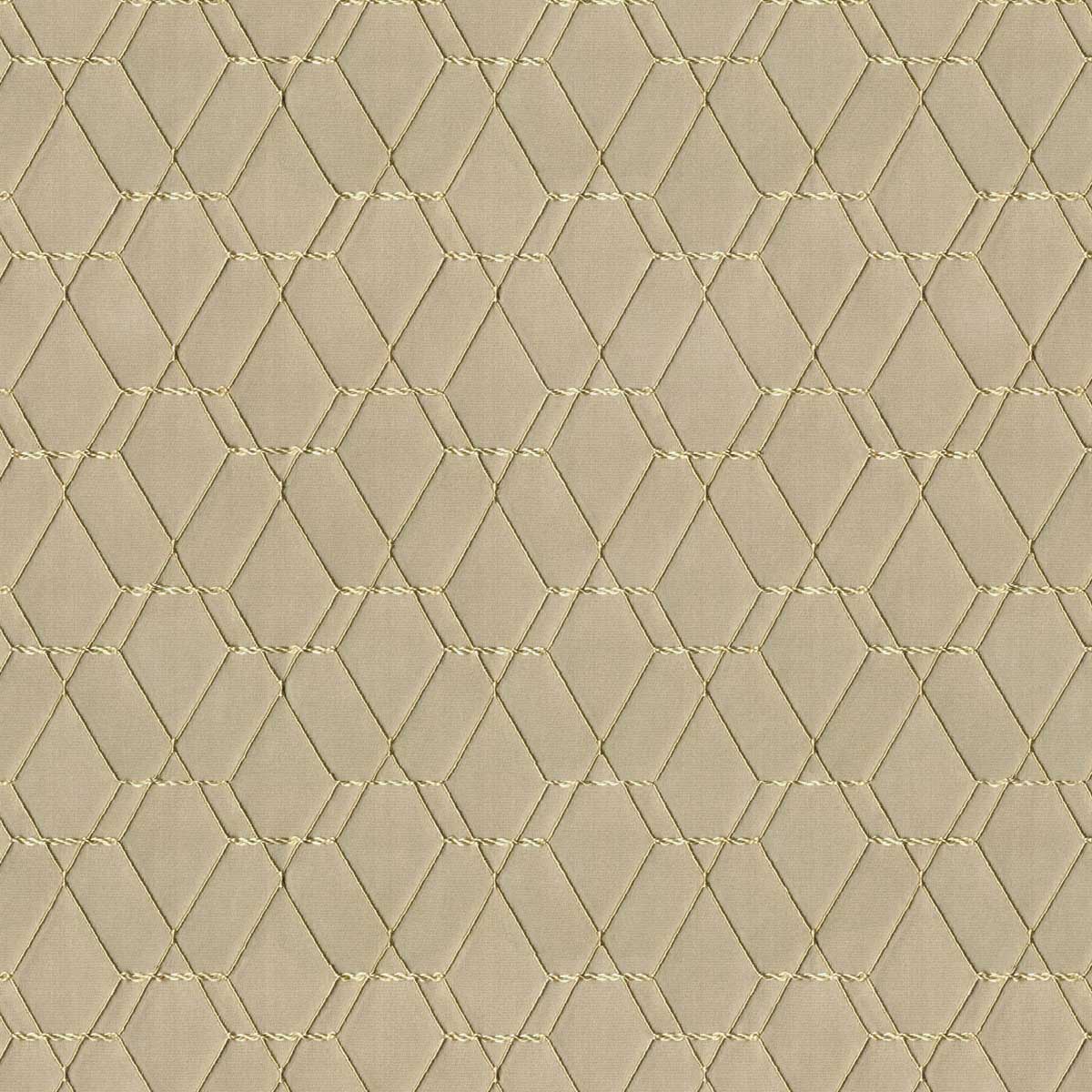 WARK BEIGE ABSTRACT CURTAIN FABRIC