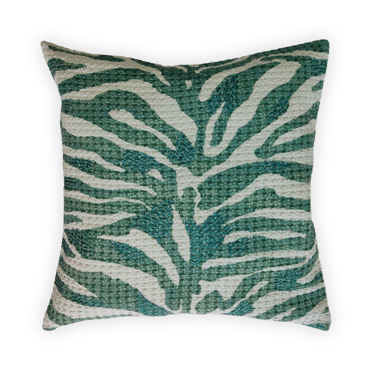 NEW BRANCHES GREEN CUSHION COVER