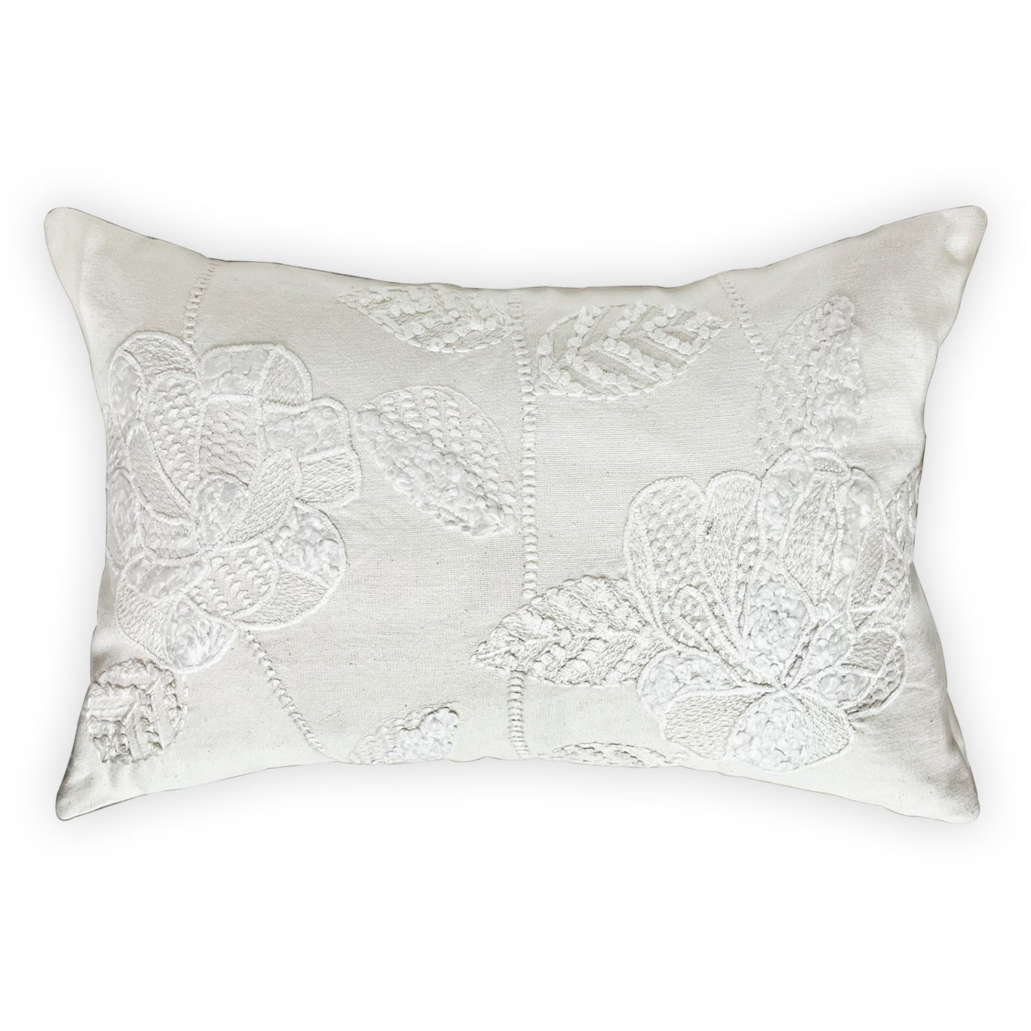 LINEN NEUTRAL WHITE CUSHION COVER 30 X 50CMS