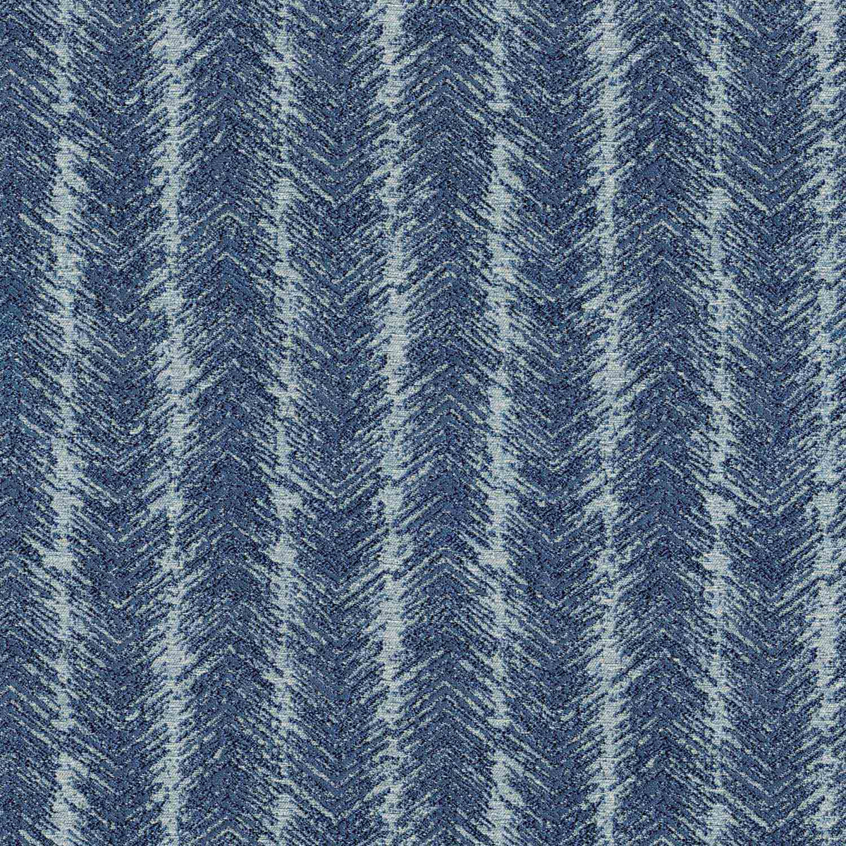 BSL BLUE STRIPED TEXTURE CURTAIN FABRIC
