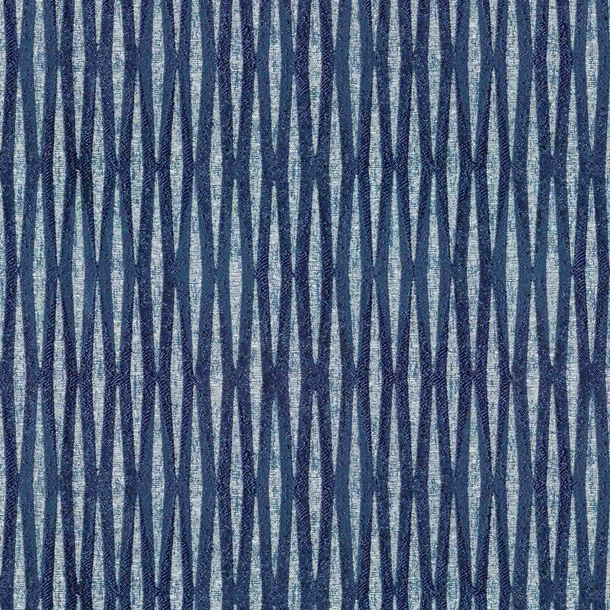 BSL BLUE STRIPED CURTAIN FABRIC