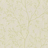 BSL CREAM LEAF CURTAIN FABRIC
