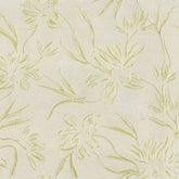 BSL LIGHT YELLOW FLORAL CURTAIN FABRIC
