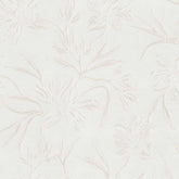 BSL WHITE FLORAL CURTAIN FABRIC