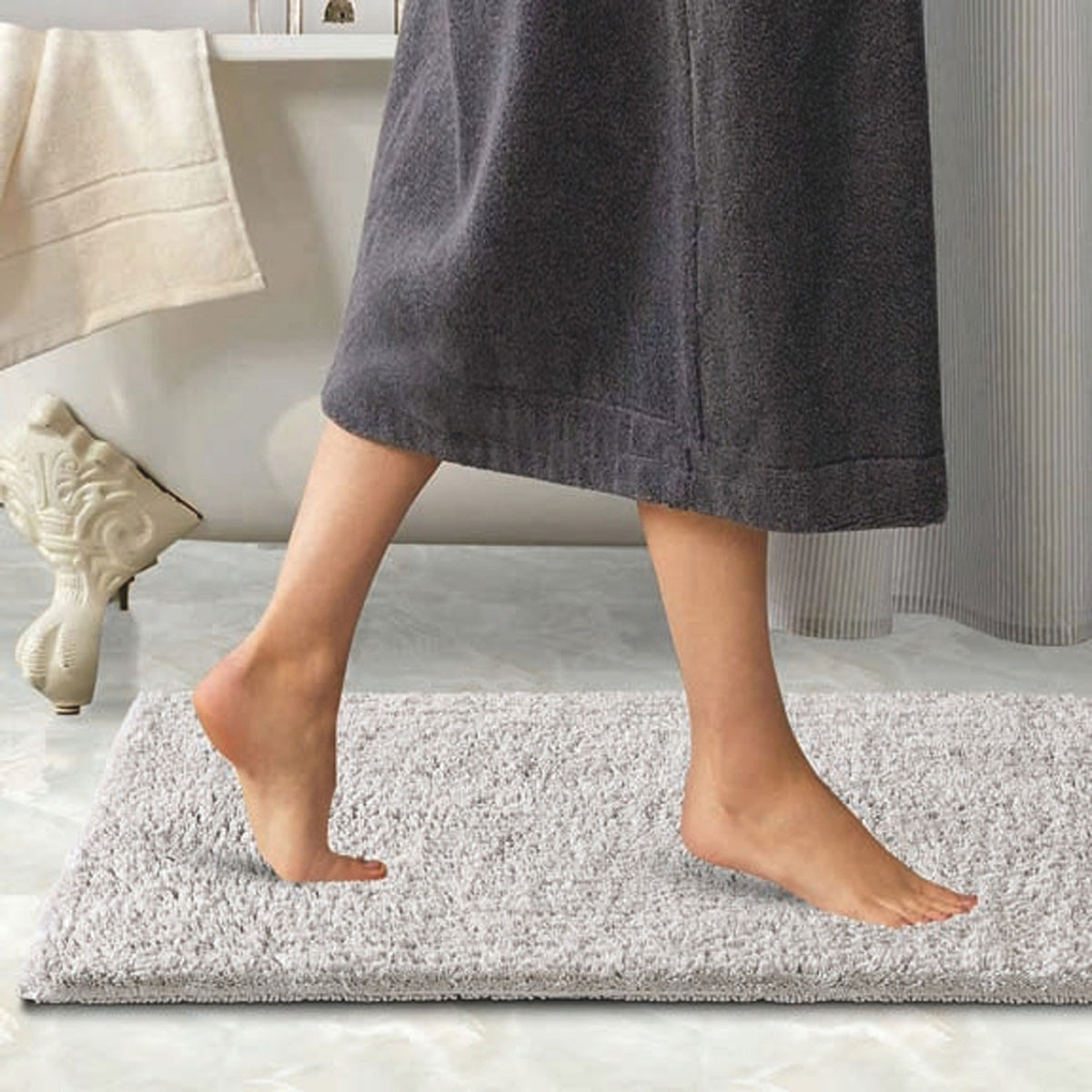 BAMBOO ASH BATHMAT