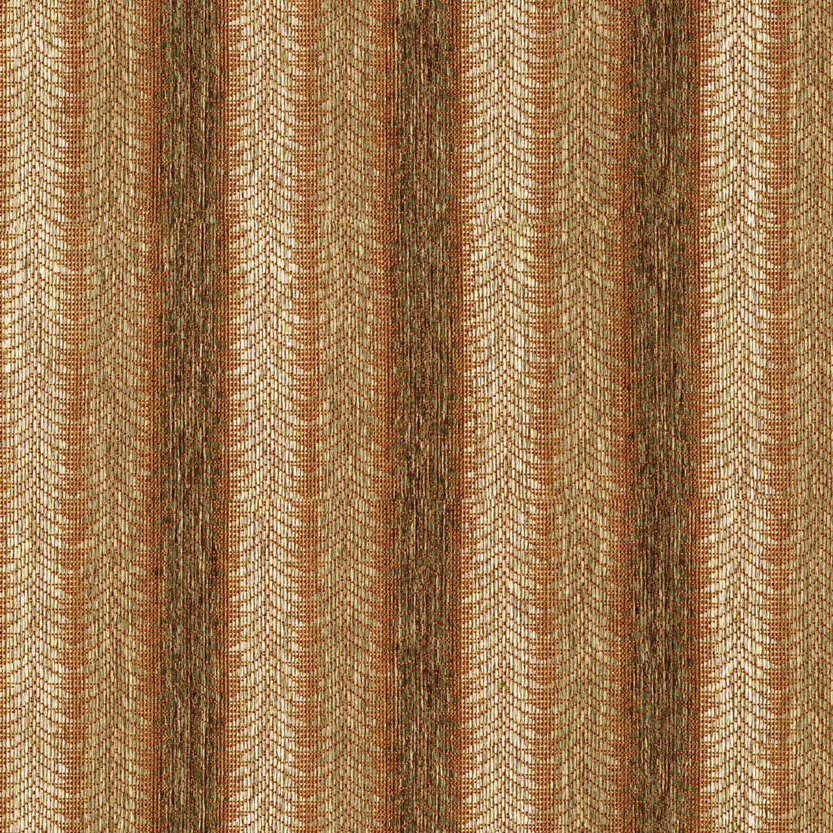 X TREE RUST STRIPED CURTAIN FABRIC