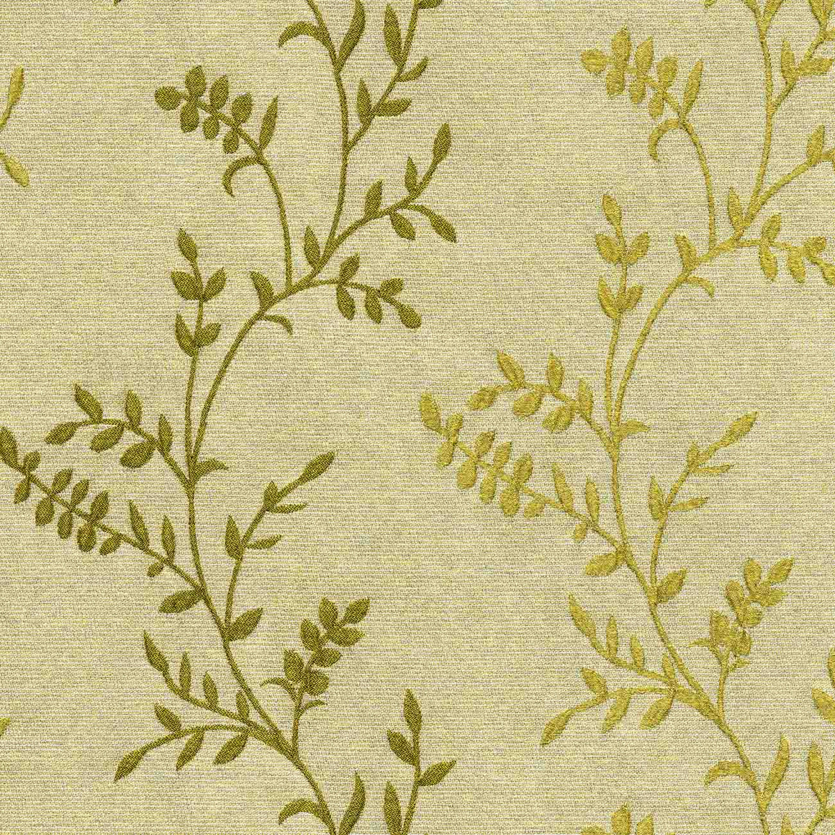 ZIRCON MEHANDI LEAF CURTAIN FABRIC
