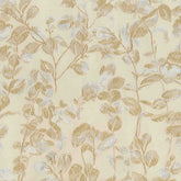 KRITI WHITE FOWN FLORAL CURTAIN FABRIC