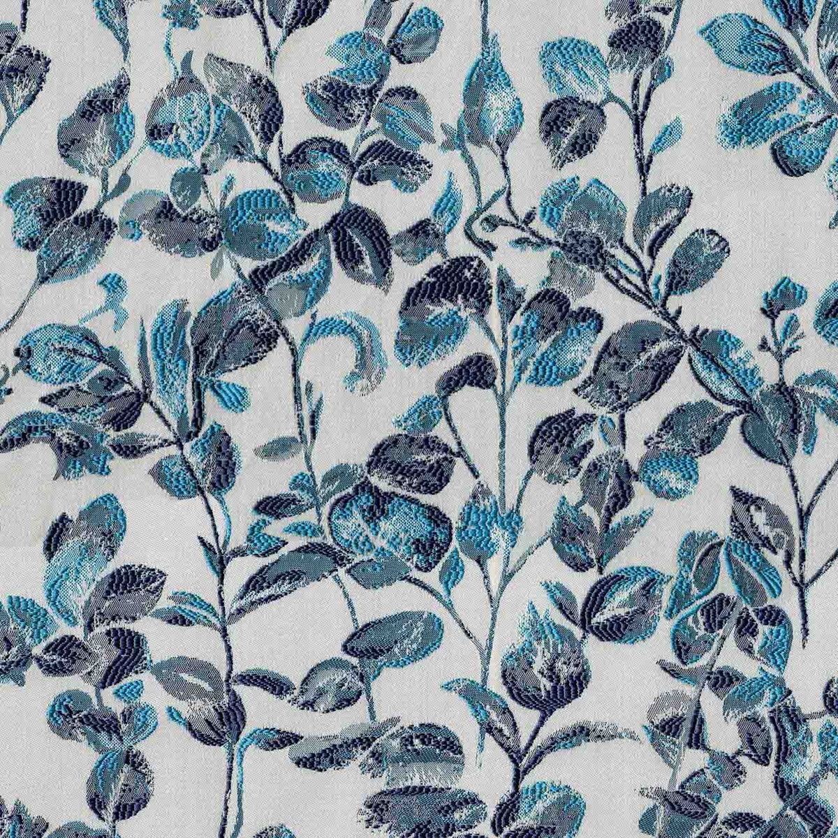 KRITI BLUE FLORAL CURTAIN FABRIC