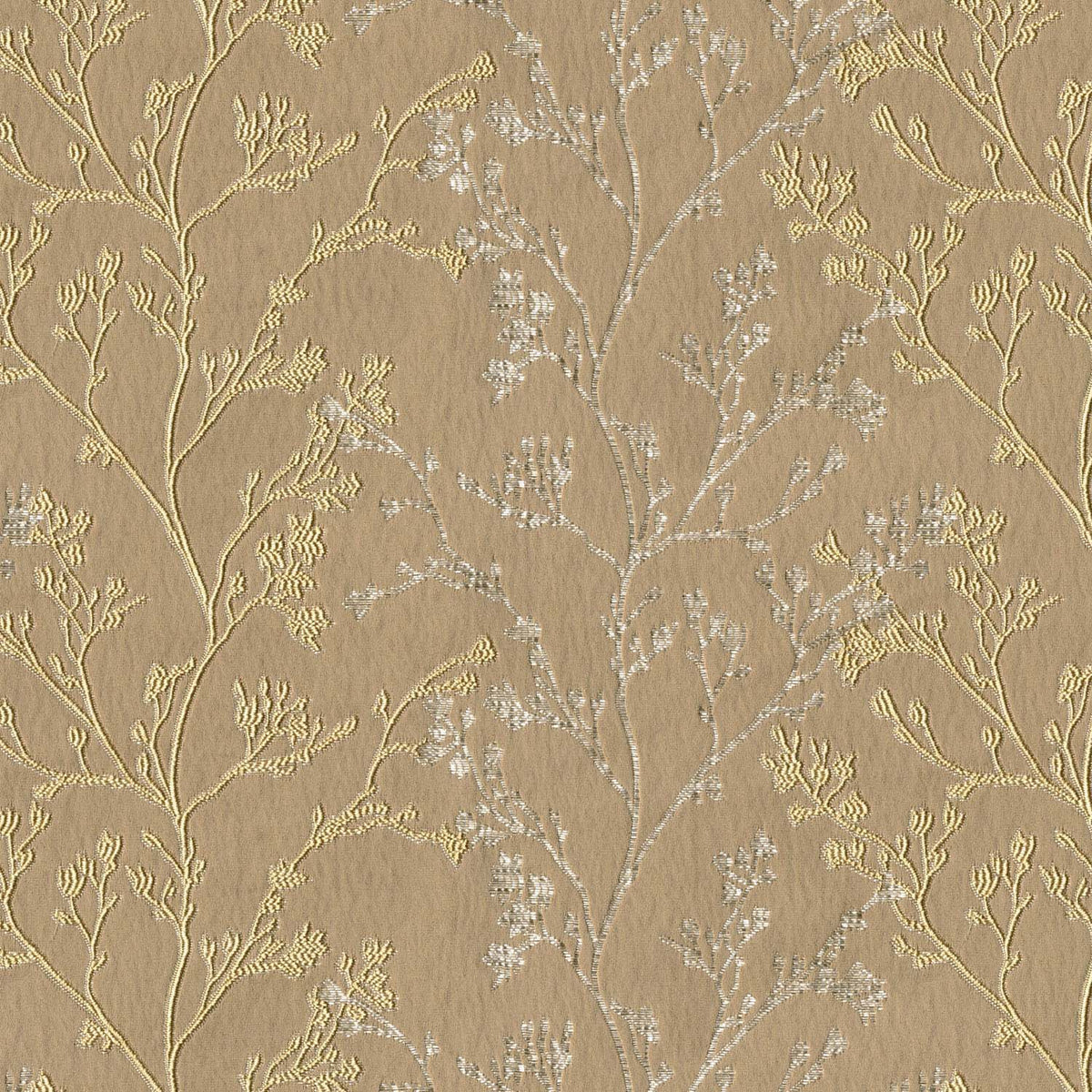 AROMA MUSTARD LEAF CURTAIN FABRIC