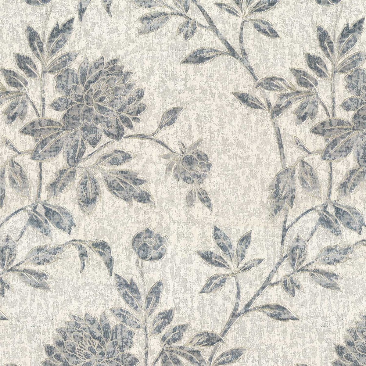 TWITTER GREY FLORAL CURTAIN FABRIC