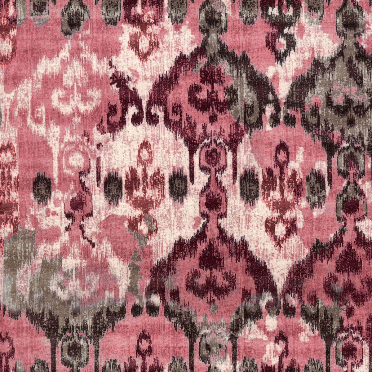 ORBIT PRINTED MAROON MODERN CURTAIN FABRIC