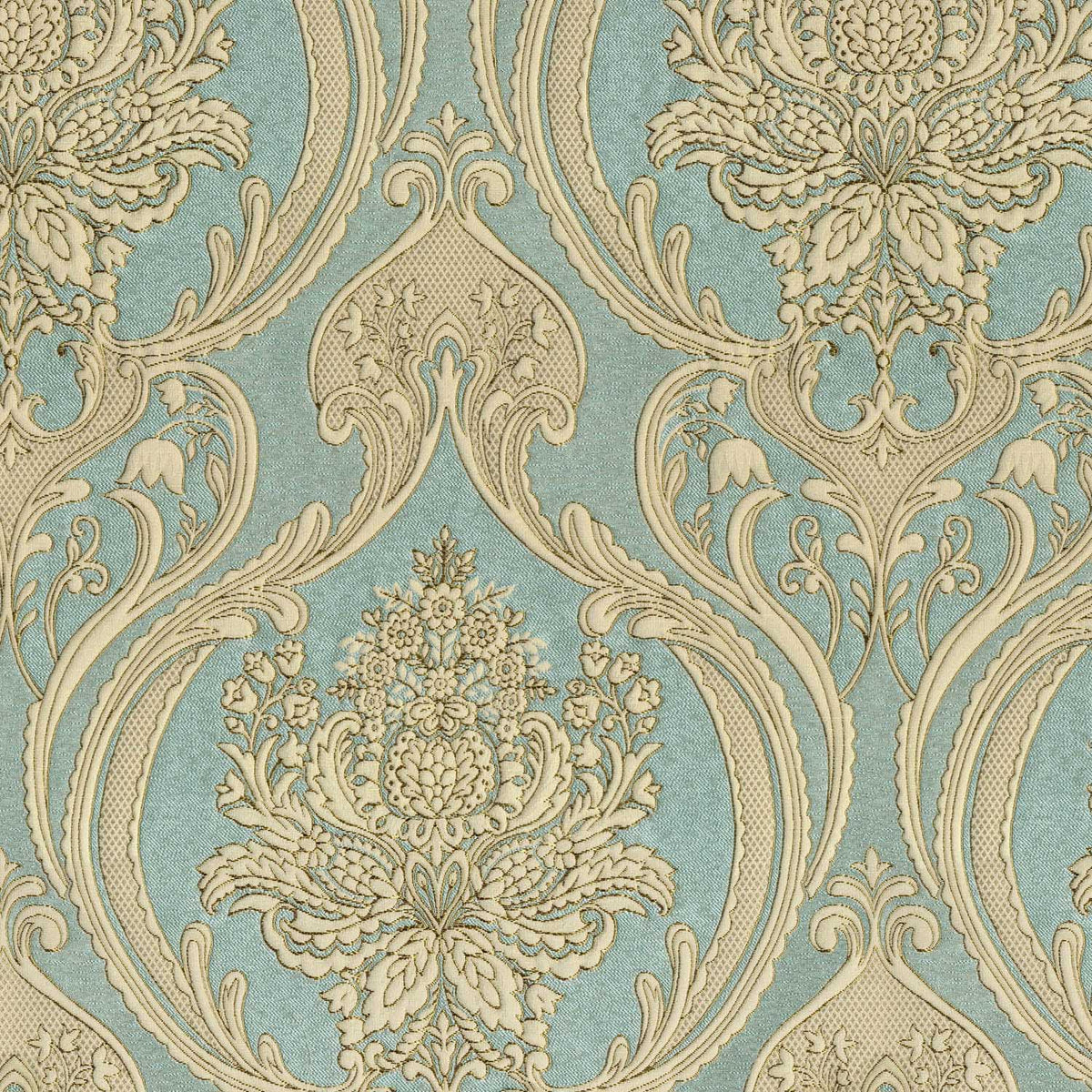 FSTV BLUE MODERN SOFA FABRIC