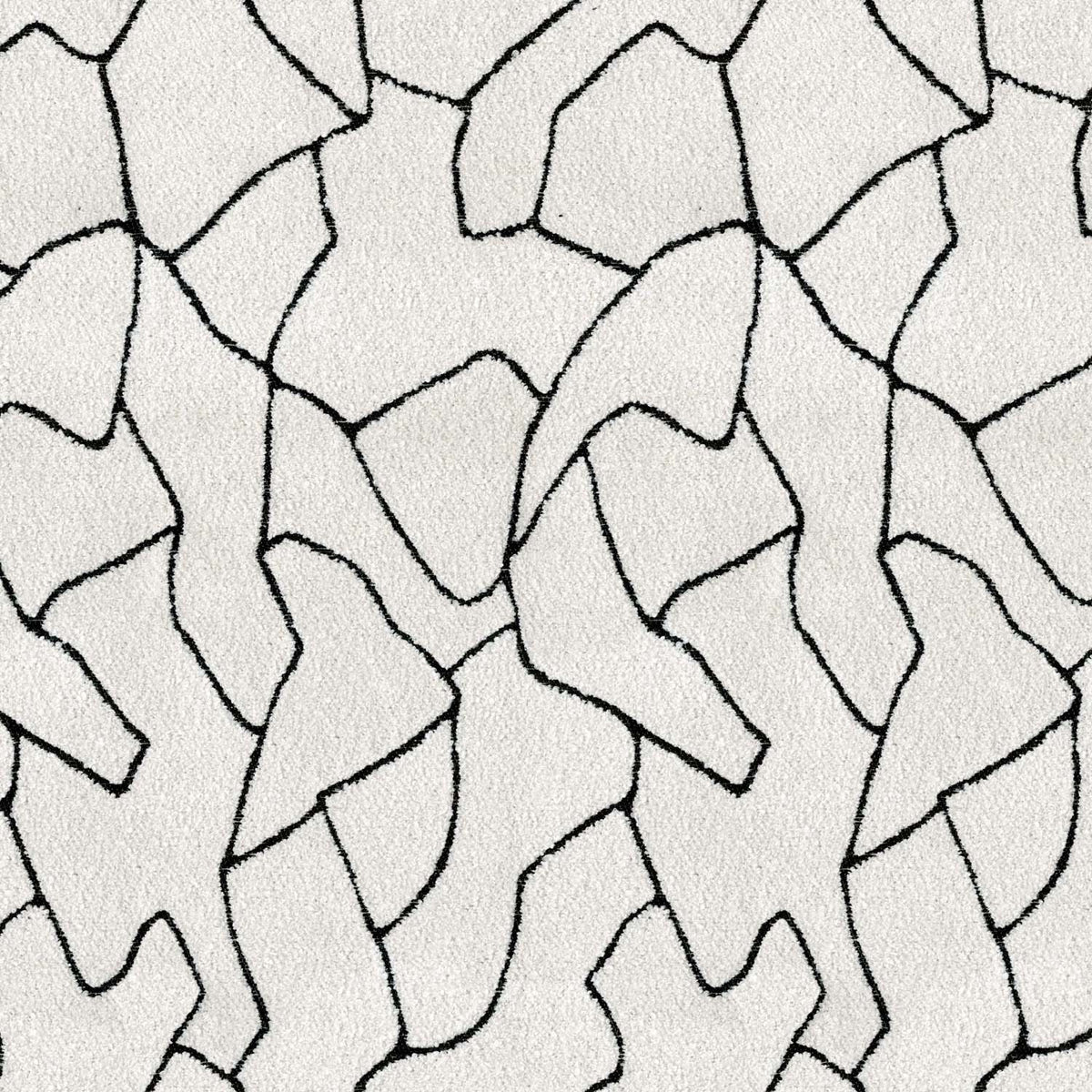 WHITE SCALA BLACK LINING TEXTURE SOFA FABRIC