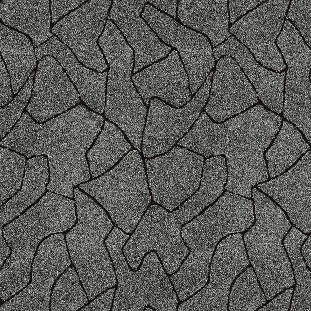GREY SCALA BLACK LINING TEXTURE SOFA FABRIC
